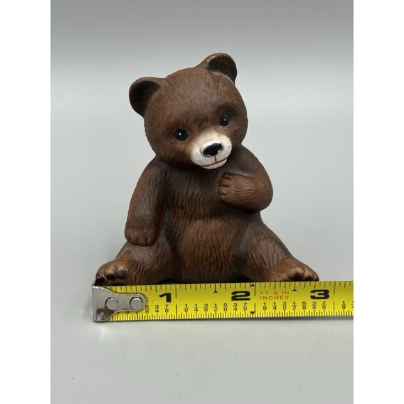 Vintage Homco Home Interiors #1414 Set of 3 Brown Bear Cubs Figurines - Picture 12 of 14